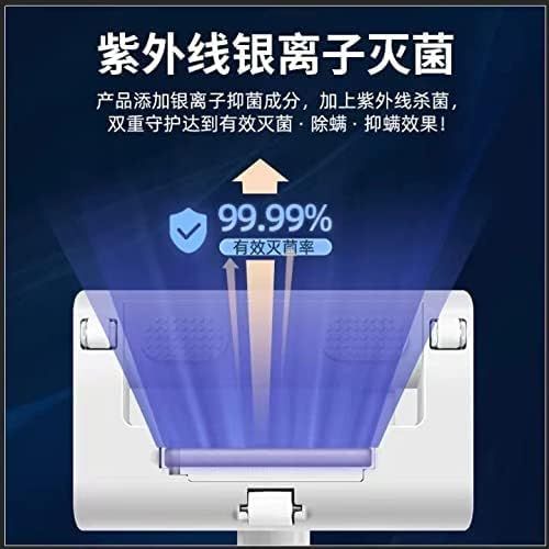 Product with UV and silver ion sterilization technology on a dark background vacum cleaner