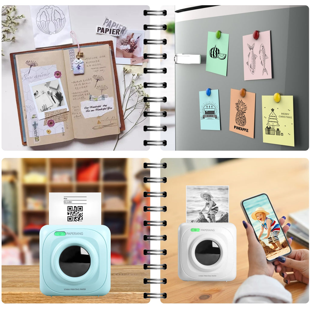 Pocket Portable Label Printer Home Bluetooth