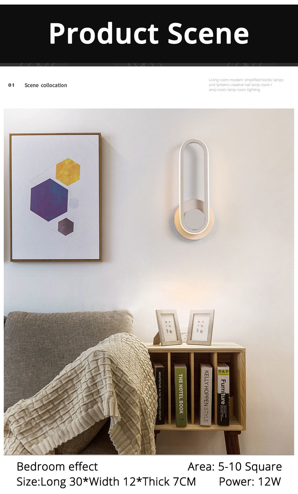 Modern Bedroom Bedside Lamp
